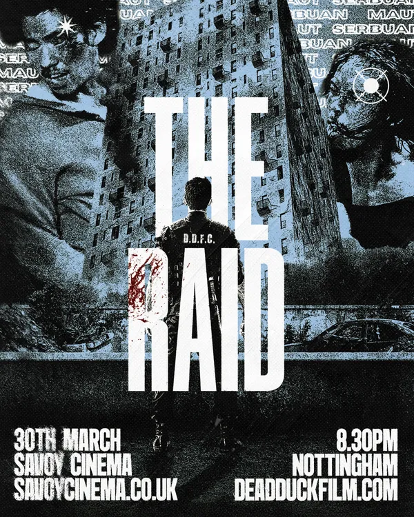 Event poster for The Raid